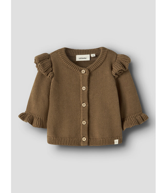 NBFKOPA LS KNIT CARD LIL Kangaroo by Lil' Atelier