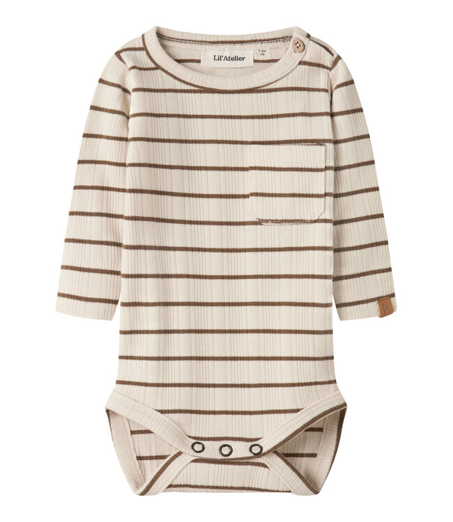 NBMKABY LS SLIM BODY LIL Turtledove KANGAROO by Lil' Atelier