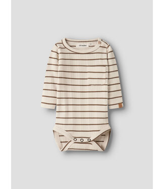 Lil' Atelier NBMKABY LS SLIM BODY LIL Turtledove KANGAROO by Lil' Atelier