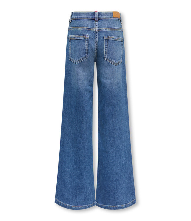 KOGCALIFORNIA MW WIDE FLARED REA NOOS Dark Medium Blue Denim by Kids Only