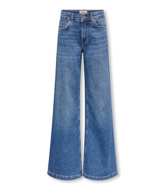 Kids Only KOGCALIFORNIA MW WIDE FLARED REA NOOS Dark Medium Blue Denim by Kids Only