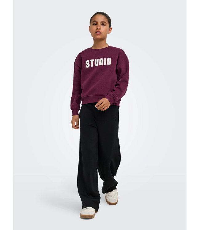 KOGSWEAT LS CREW OVZ STAT SWT NOOS Fig STUDIO - Terry Emb. by Kids Only