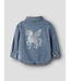 Name it NMFLUNA GLITTER DNM JACKET 4577-IM L Medium Blue Denim UNICORN GLITTER by Name it