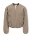 KOGADINA LIFE SHORT BOMBER VD OTW Taupe Gray Melange by Kids Only