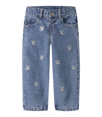 Name it NMFBELLA BARREL GLITTER JEANS 4577-IM L Barrel Fit by Name it