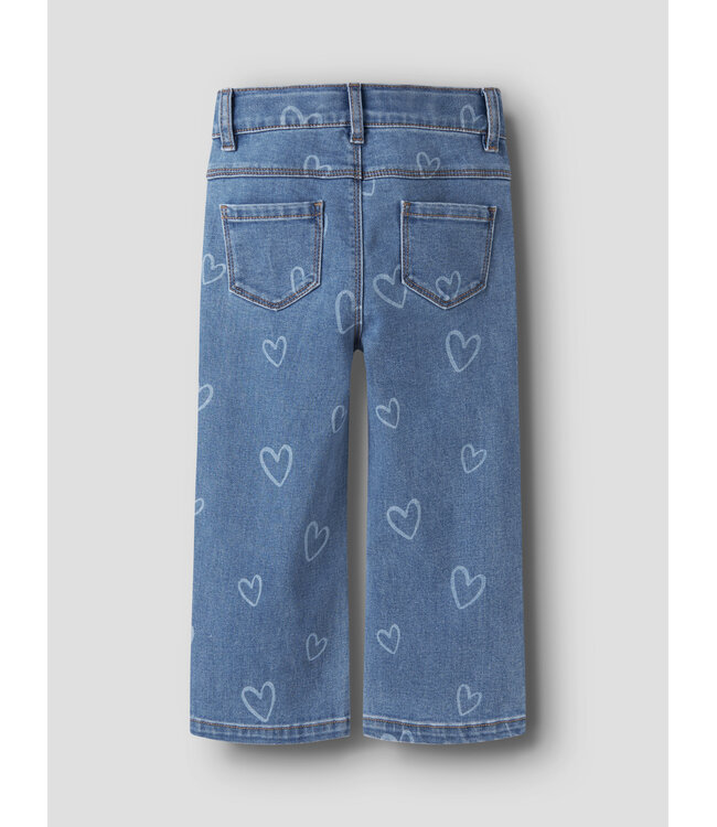 NMFROSE WIDE AOP JEANS 4044-ON NOOS Wide Leg Fit by Name it