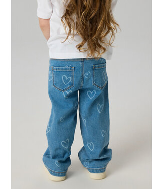 Name it NMFROSE WIDE AOP JEANS 4044-ON NOOS Wide Leg Fit by Name it