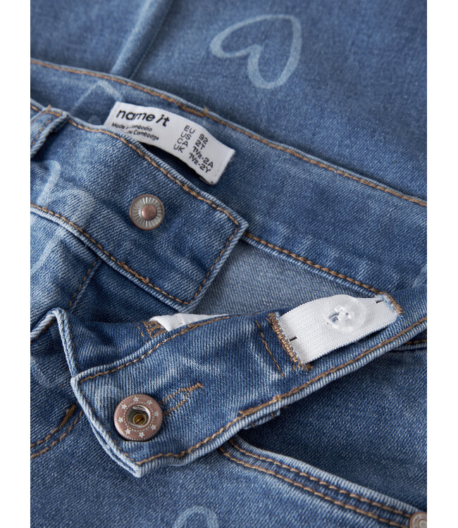 NMFROSE WIDE AOP JEANS 4044-ON NOOS Wide Leg Fit by Name it