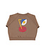sweatshirt | brown w/ "captain" print  by Piupiuchick