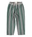 Piupiuchick jogging pants | grey & green stripes  by Piupiuchick