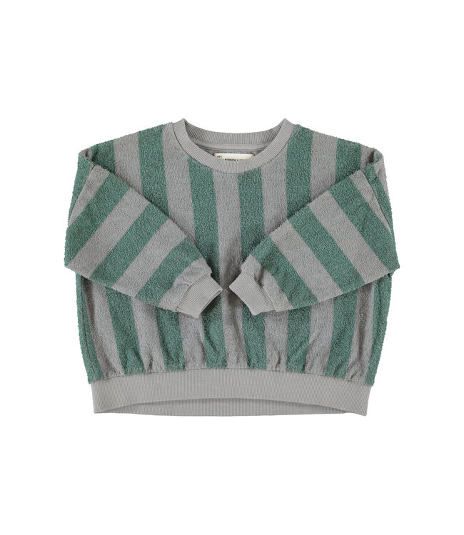 sweatshirt | grey & green stripes  by Piupiuchick