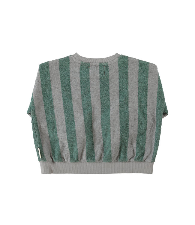 sweatshirt | grey & green stripes  by Piupiuchick