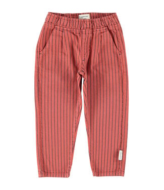 Piupiuchick trousers | bordeaux w/ black stripes  by Piupiuchick