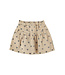 Piupiuchick short skirt | beige w/ black hearts  by Piupiuchick