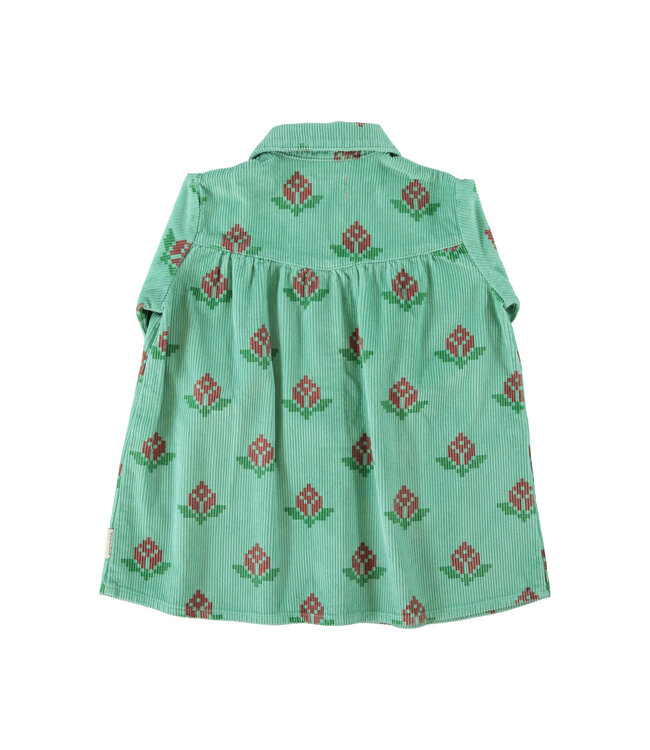 short dress | green w/ big flowers  by Piupiuchick