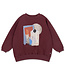 cozy drop sweater mulberry rocket by Repose Ams
