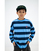 wide cut long tee horizon dark eclipse block stripe by Repose Ams