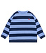 wide cut long tee horizon dark eclipse block stripe by Repose Ams