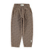 Piupiuchick unisex trousers | brown w/ animal print  by Piupiuchick