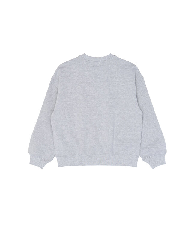 TNValerie OS Melange Sweatshirt Light Grey Melange by The New