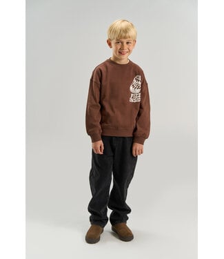 The New TNValentino OS Sweatshirt Chestnut by The New