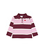 The New TNSTVidalia L_S Pique Polo Burgundy Striped TN by The New