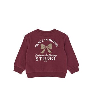 The New TNSTVerona Sweatshirt Burgundy TN by The New