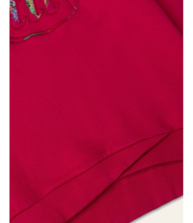 Heureux sweater Solid with artwork Oilily Deja Futur Logo Bougainville by Oilily