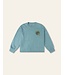 Hop sweater Solid Fleece with badge Clover Bristol Blue by Oilily