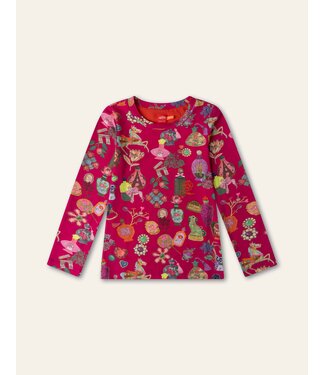 Oilily Together T-shirt AOP Deja Futur SMALL Bougainville by Oilily