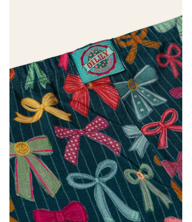 Peppy leggings AOP Fete Du Ruban Deep Teal by Oilily