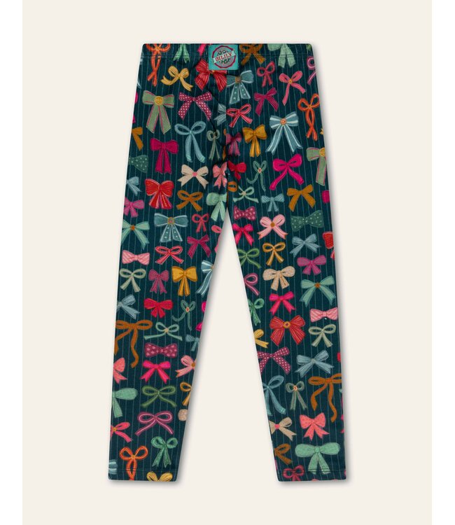 Peppy leggings AOP Fete Du Ruban Deep Teal by Oilily