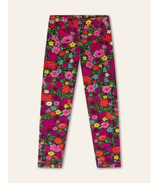 Oilily Peppy leggings AOP Glimtrace Coffee Bean by Oilily