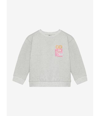 Daily7 Sweater Backprint Light Grey Melange by Daily7