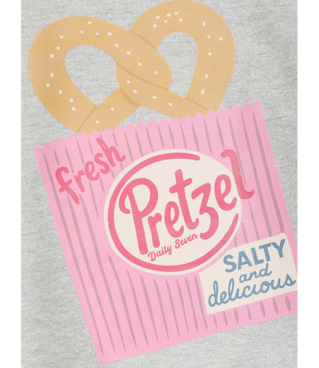 Sweater Backprint Light Grey Melange by Daily7