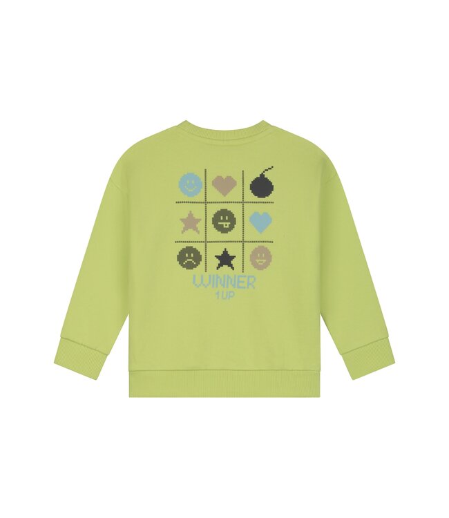 boys sweatshirt Lime by Stains & Stories