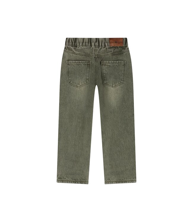 boys pants wide fit Army by Stains & Stories