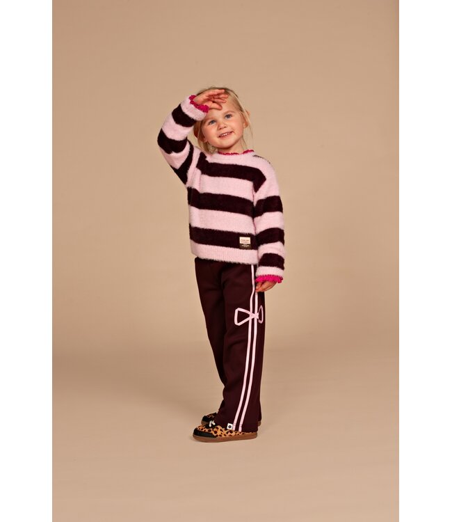 girls track pant Wine Red by Stains & Stories