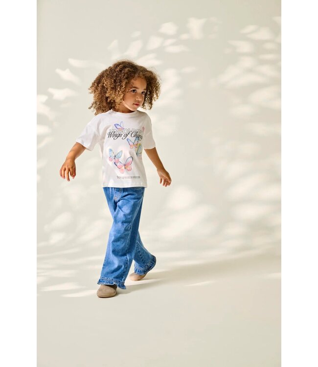 KMGENNA WIDE FRILL DNM AKM604 Medium Blue Denim by Name it
