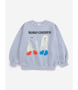 Bobo Choses Booty Ghosts sweatshirt LIGHT BLUE by Bobo Choses