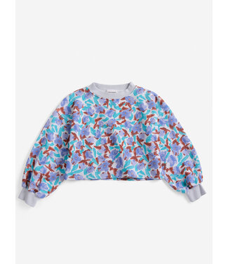Bobo Choses Watercolor all over cropped sweatshirt LAVENDER by Bobo Choses