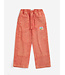 Bobo Choses Taxi Saurus Tag twill pants RED by Bobo Choses