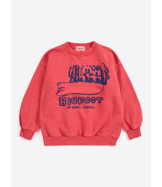 Bobo Choses Bigfoot By BC sweatshirt RED by Bobo Choses