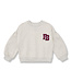 Petit Blush Easy Sweater PB Logo | Grey Melange  by Petit Blush