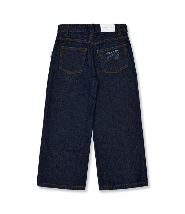 Wide leg Jeans | Dark Blue  by Petit Blush
