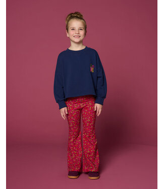 Petit Blush Bowie Flared Pants | Winter Flower AOP  by Petit Blush