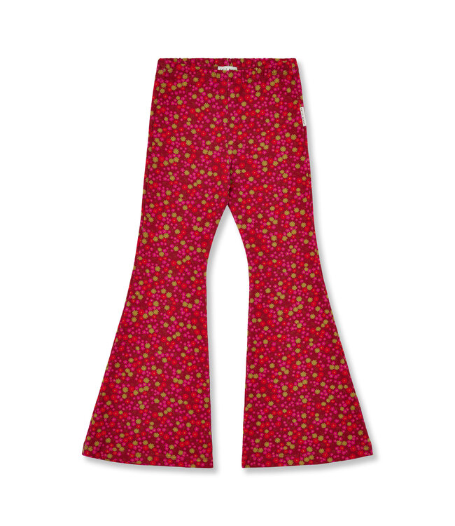 Bowie Flared Pants | Winter Flower AOP  by Petit Blush