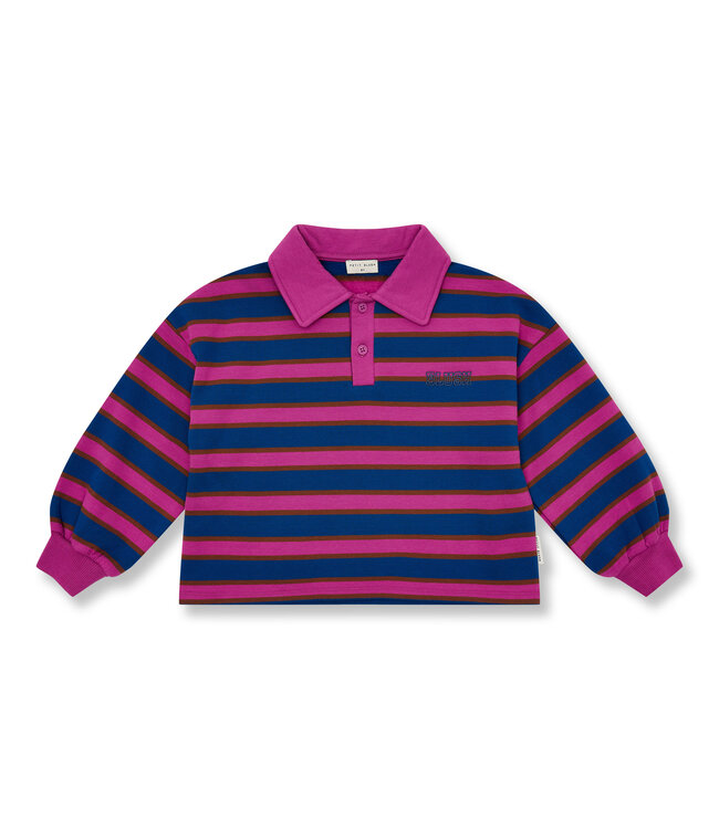 Polo Sweater | Stripe  by Petit Blush
