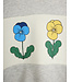 Violas panel sweatshirt Grey Melange by Mini Rodini