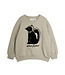 Skunk chenille sweatshirt Grey by Mini Rodini